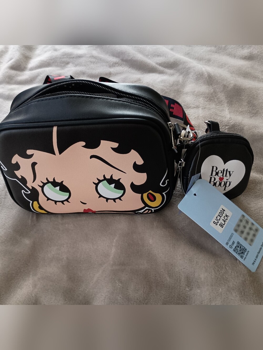 Vintage Vibe Betty Boop Crossbody Camera Bag + Coin Pouch 🖤Absolute dream bag!